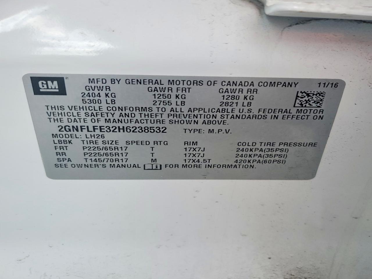 2017 Chevrolet Equinox Lt - zdjęcie 13