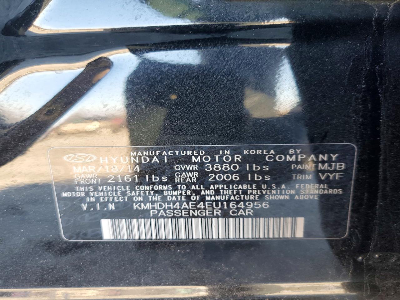 2014 Hyundai Elantra Se - zdjęcie 12