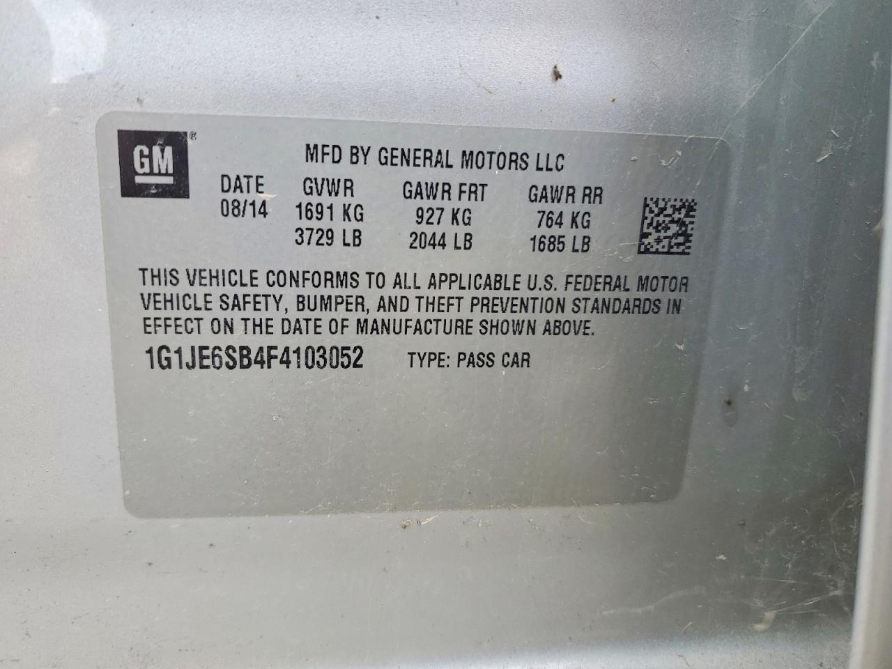 2015 Chevrolet Sonic Ltz - zdjęcie 12