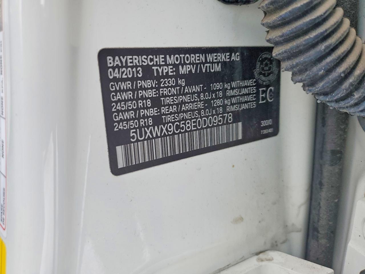 2014 BMW X3 xDrive28I - zdjęcie 13