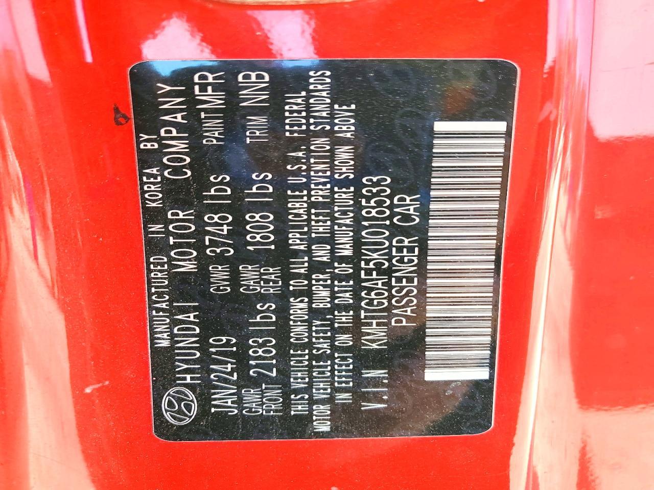 2019 Hyundai Veloster Base - zdjęcie 12