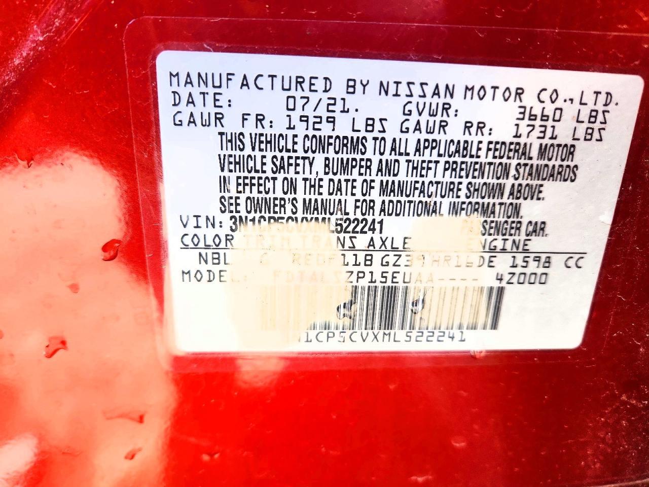 2021 Nissan Kicks Sv - zdjęcie 13