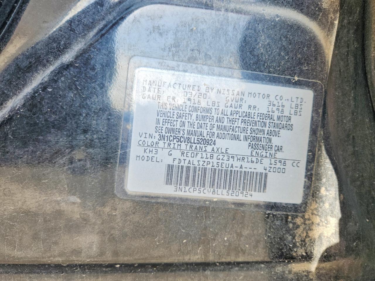 2020 Nissan Kicks Sv - zdjęcie 14