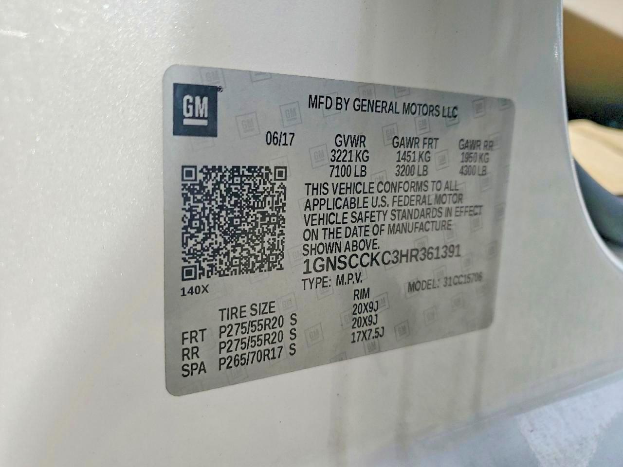 2017 Chevrolet Tahoe C1500 Premier - zdjęcie 13