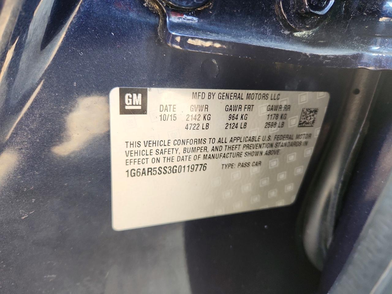 2016 Cadillac Cts Luxury Collection - zdjęcie 12