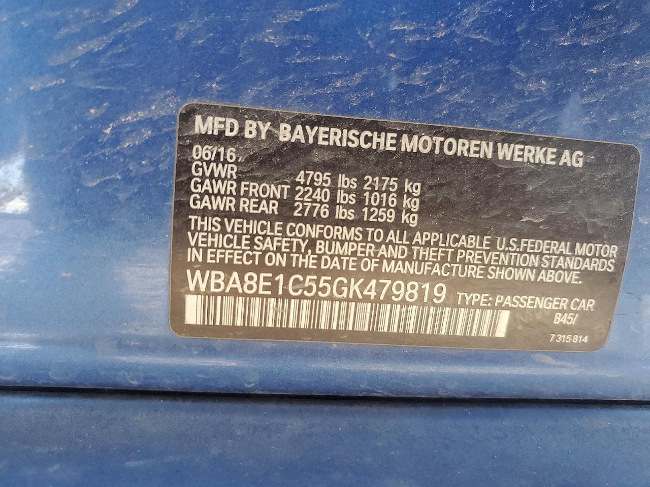 2016 BMW 330E - zdjęcie 12