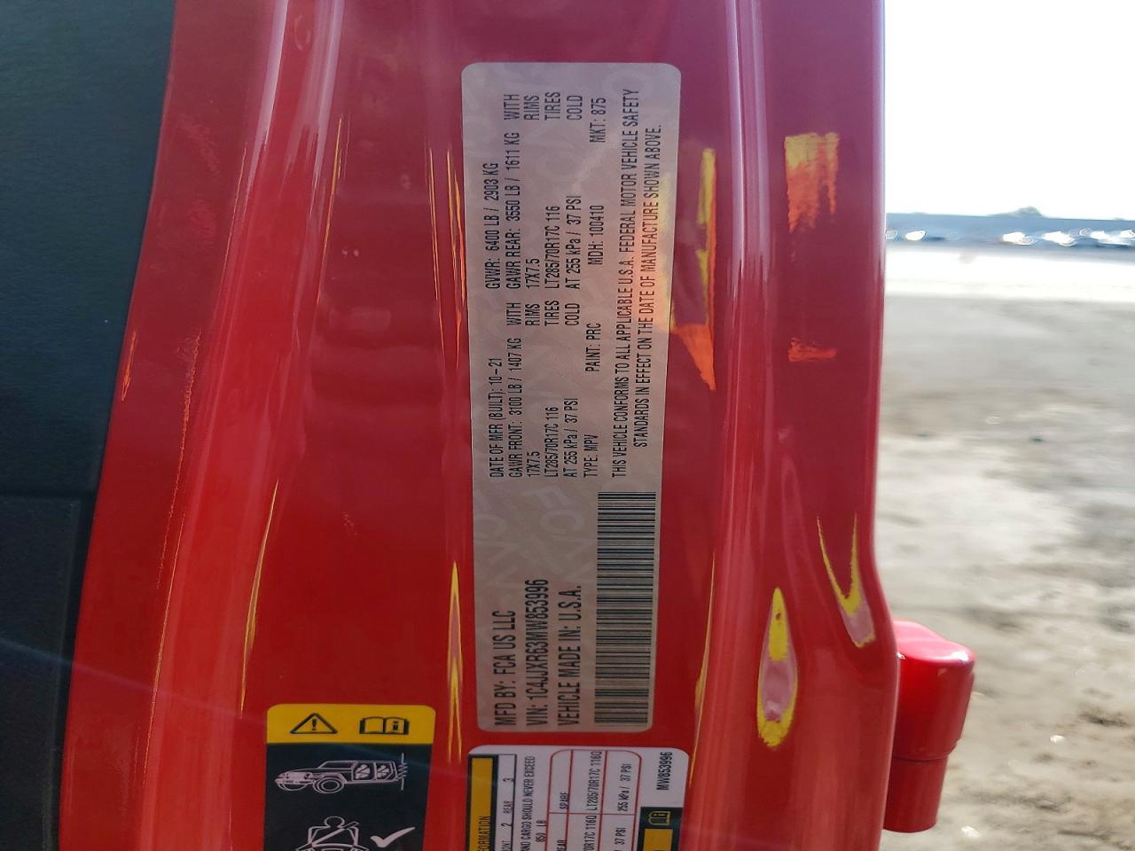 2021 Jeep Wrangler Unlimited Rubicon 4Xe - zdjęcie 14