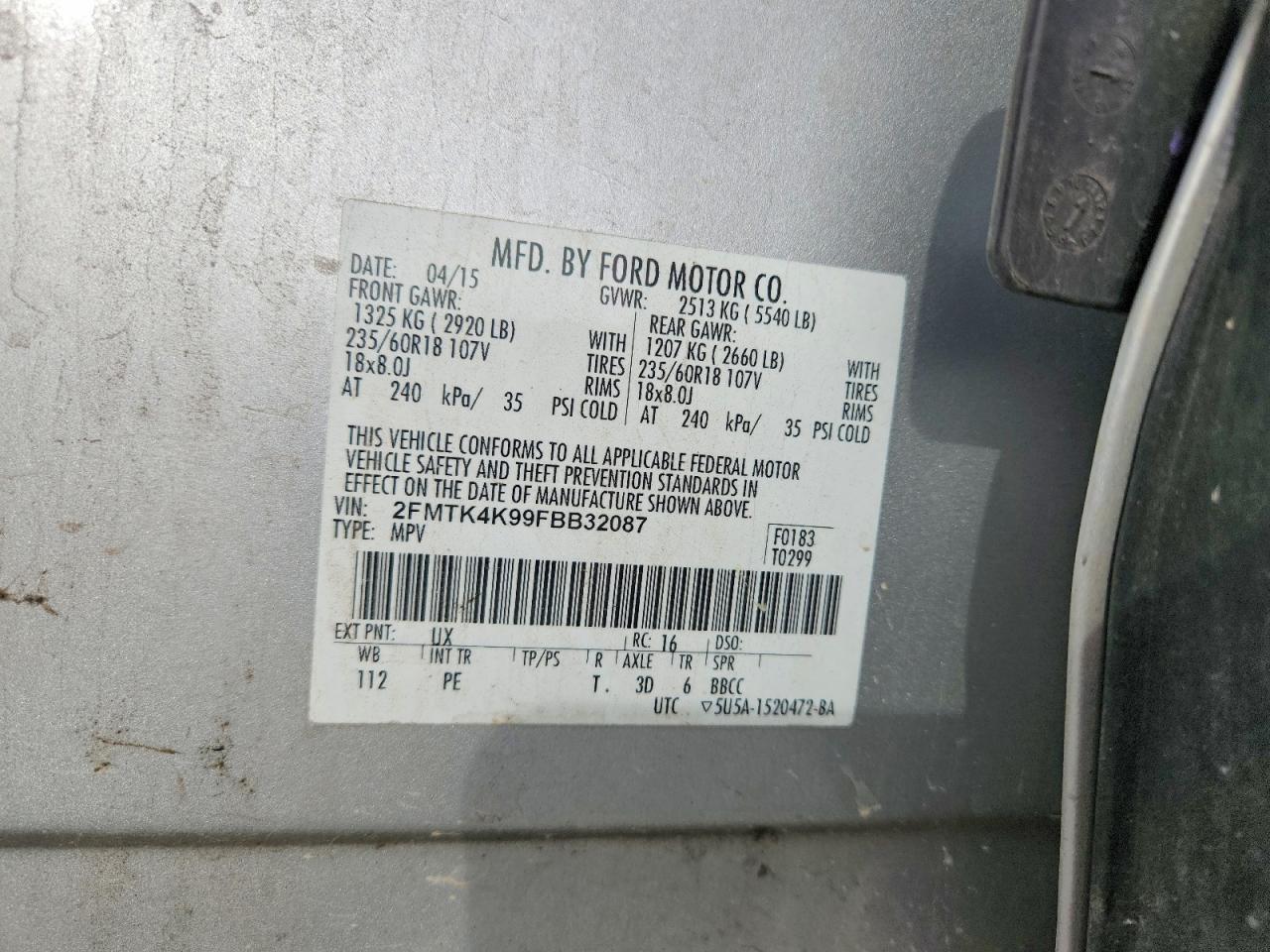 2015 Ford Edge Titanium - zdjęcie 13