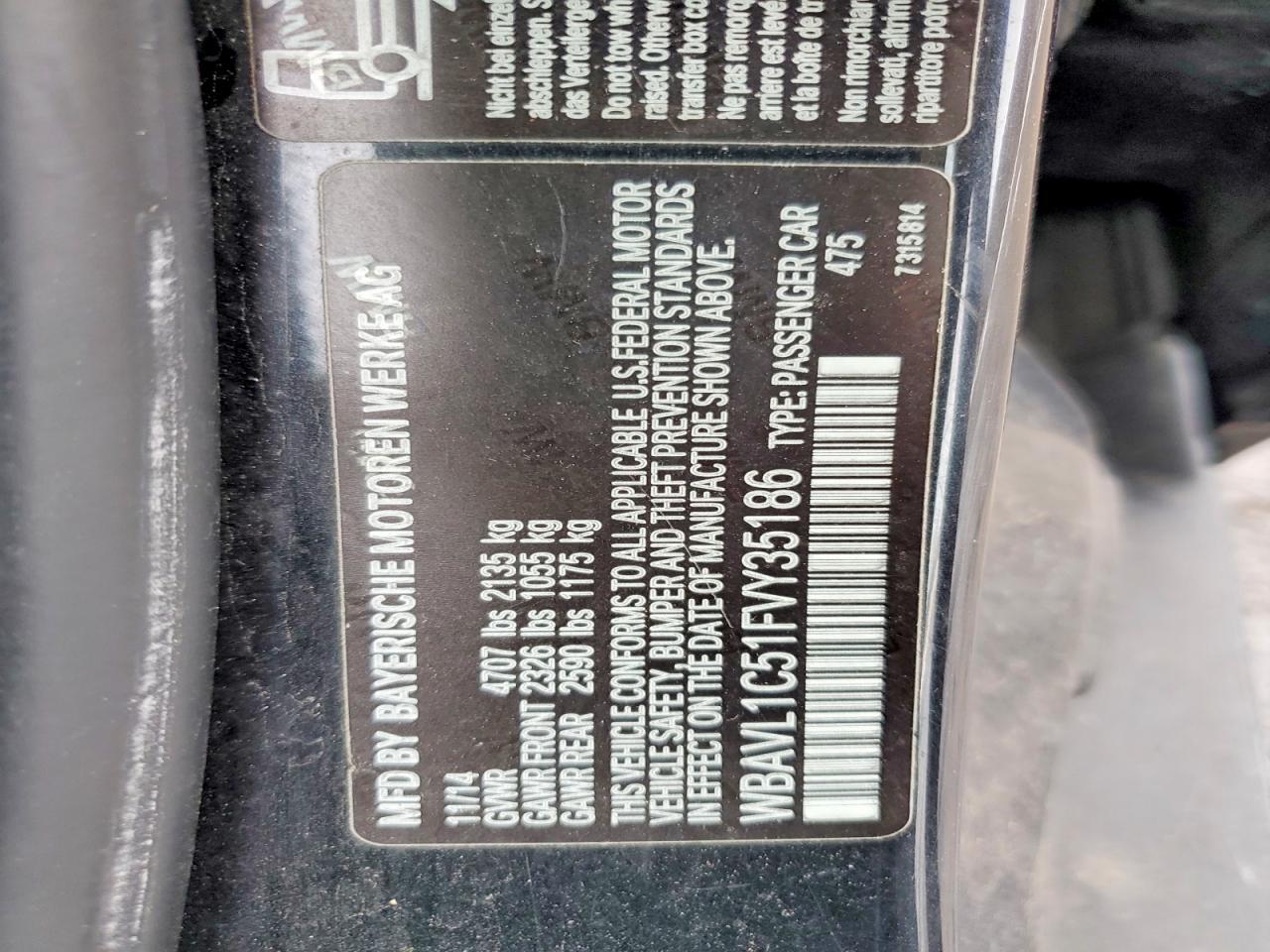 2015 BMW X1 xDrive28I - zdjęcie 12