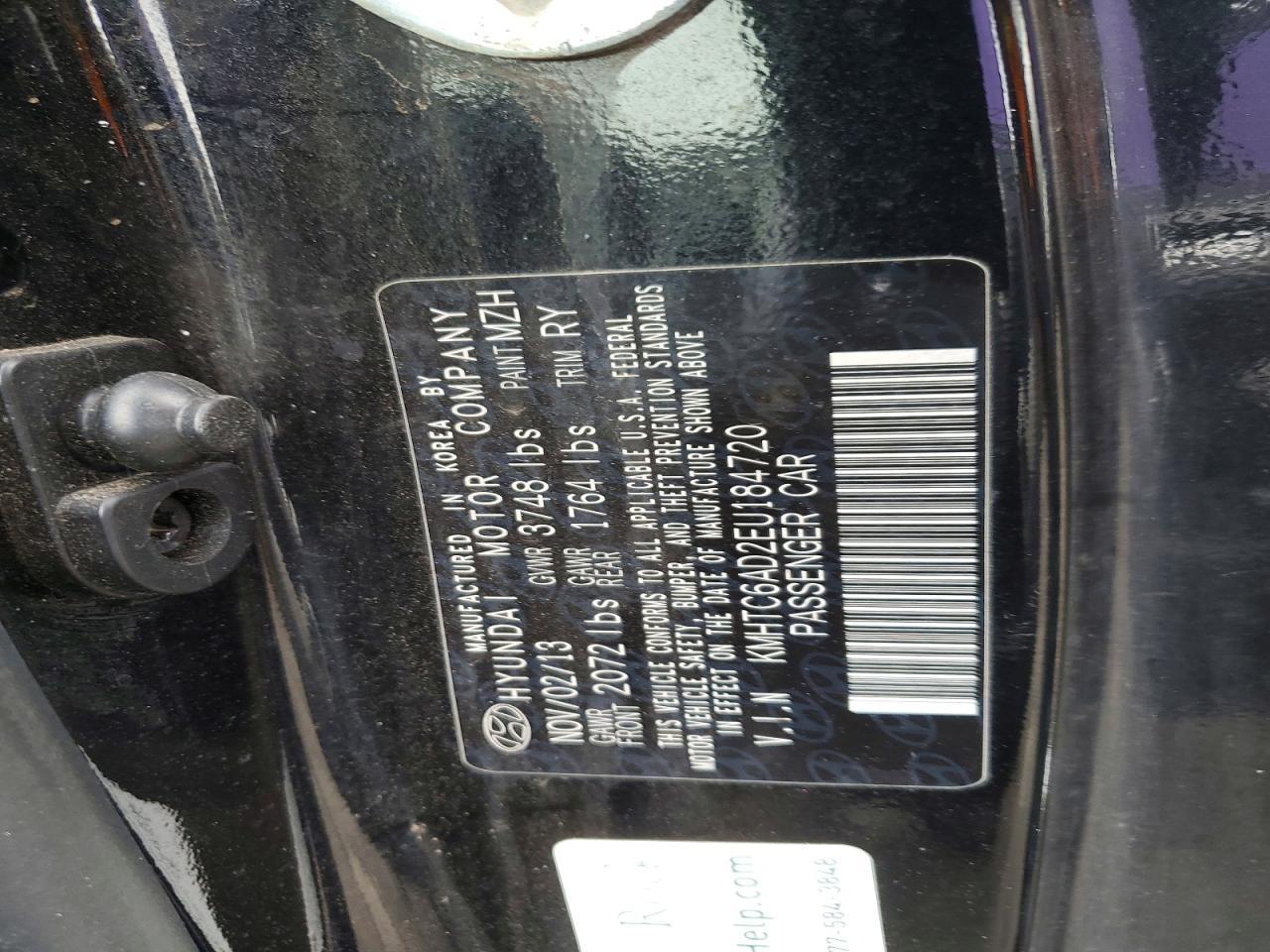 2014 Hyundai Veloster - zdjęcie 13