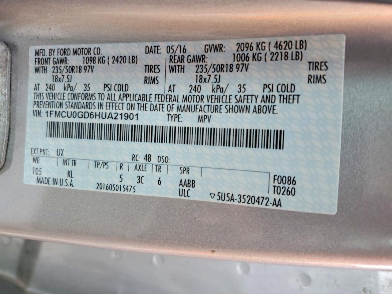 2017 Ford Escape Se - zdjęcie 13