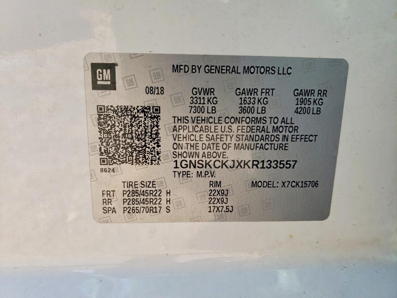 2019 Chevrolet Tahoe K1500 Premier - zdjęcie 13