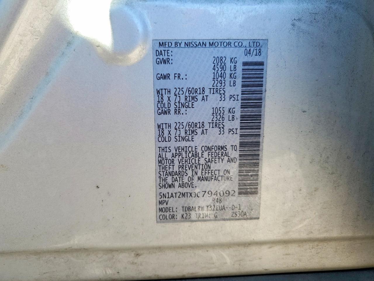 2018 Nissan Rogue Sl - zdjęcie 13