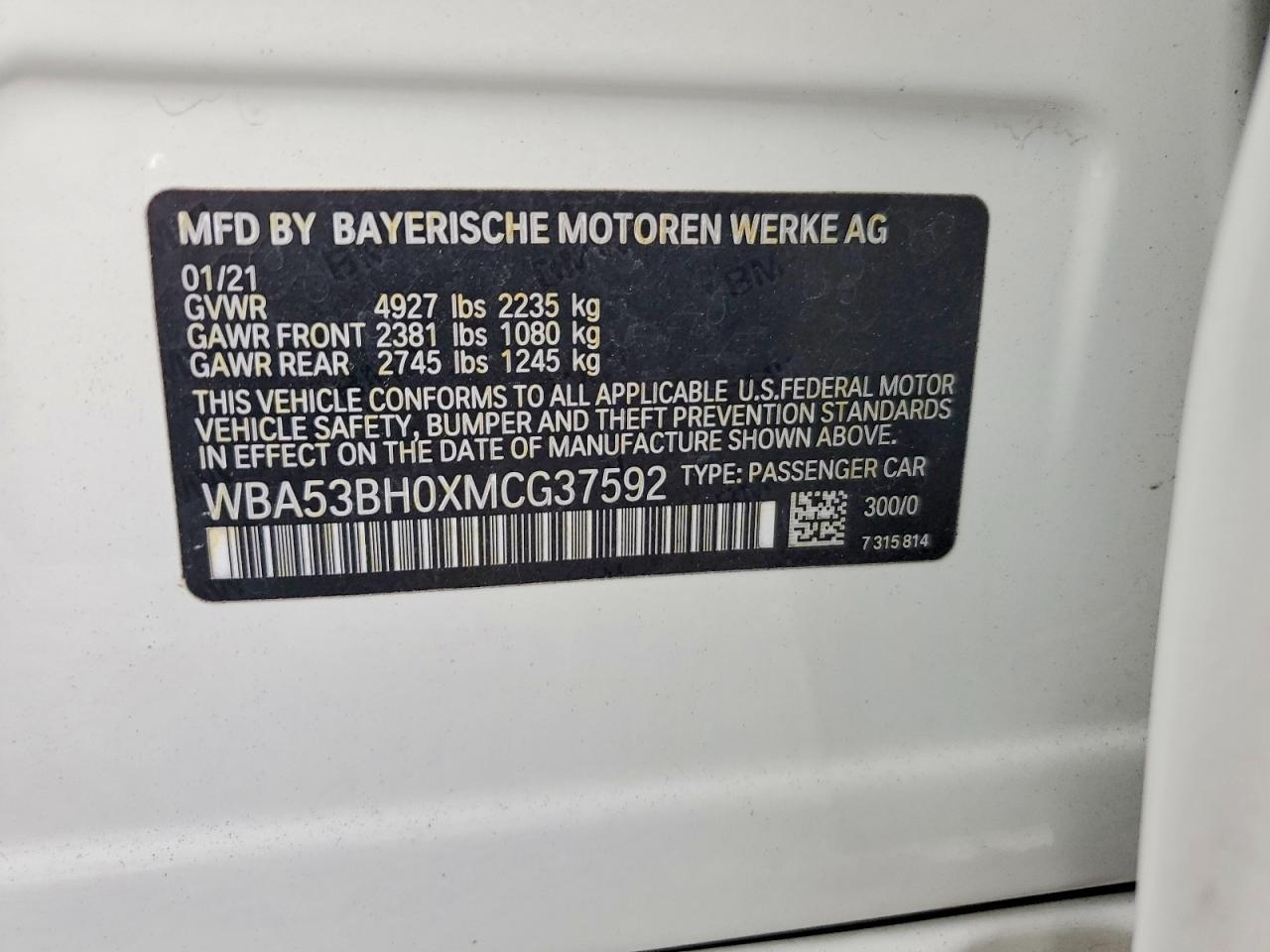 2021 BMW 530 I - zdjęcie 12