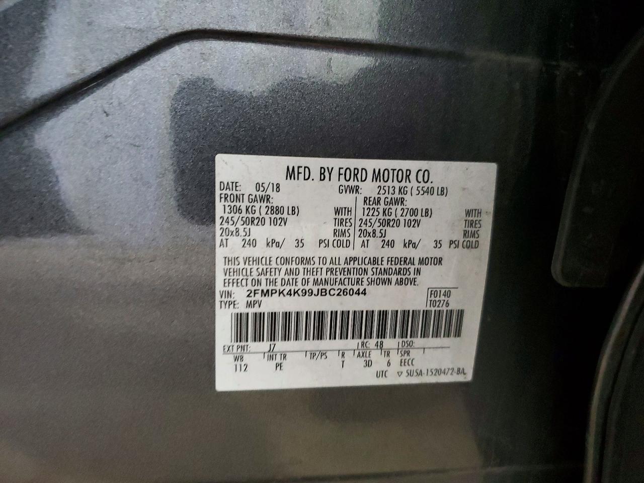 2018 Ford Edge Titanium - zdjęcie 13