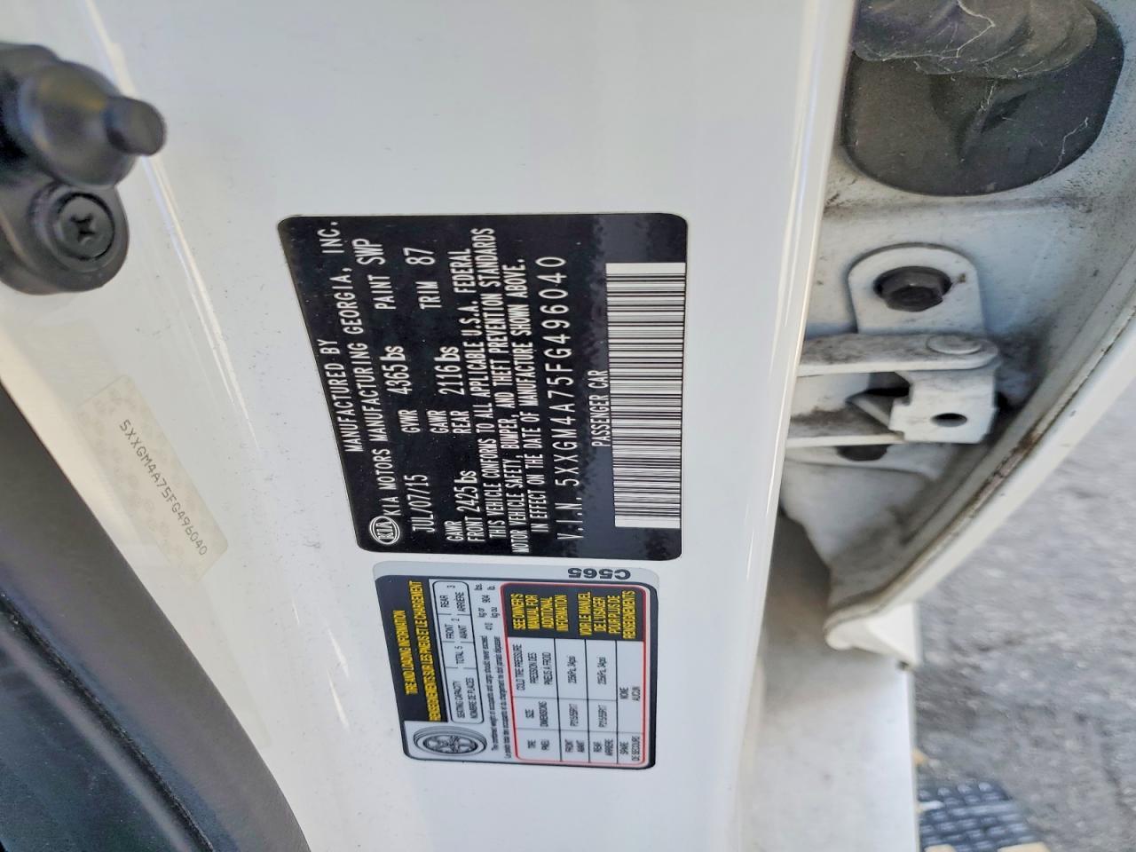 2015 Kia Optima - zdjęcie 12