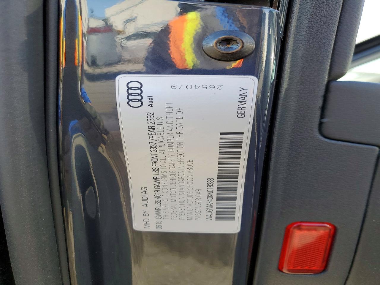 2019 Audi A4 Premium - zdjęcie 13