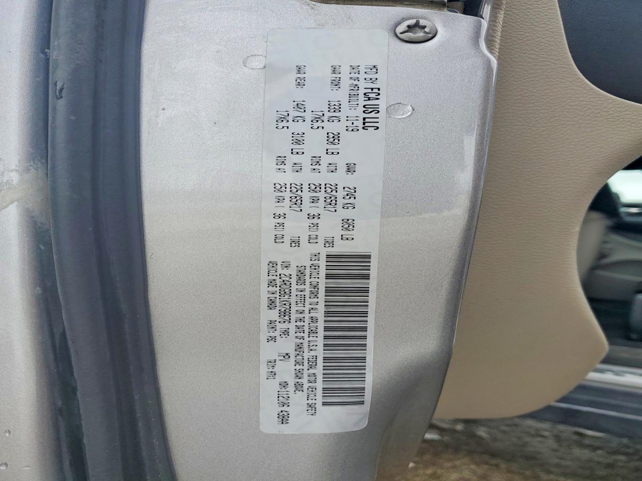 2019 Dodge Grand Caravan Se - zdjęcie 13