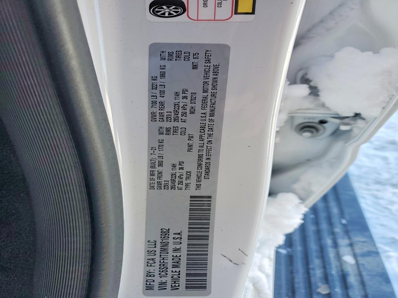 2021 Ram 1500 Limited - zdjęcie 12