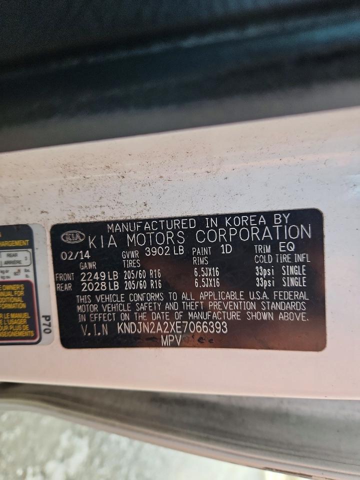 2014 Kia Soul Base - zdjęcie 12