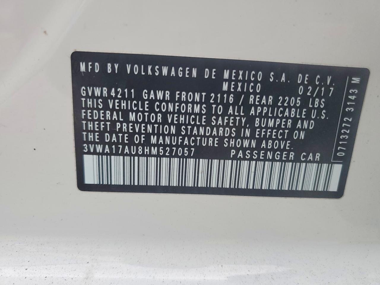 2017 Volkswagen Golf Sportwagen S - zdjęcie 12