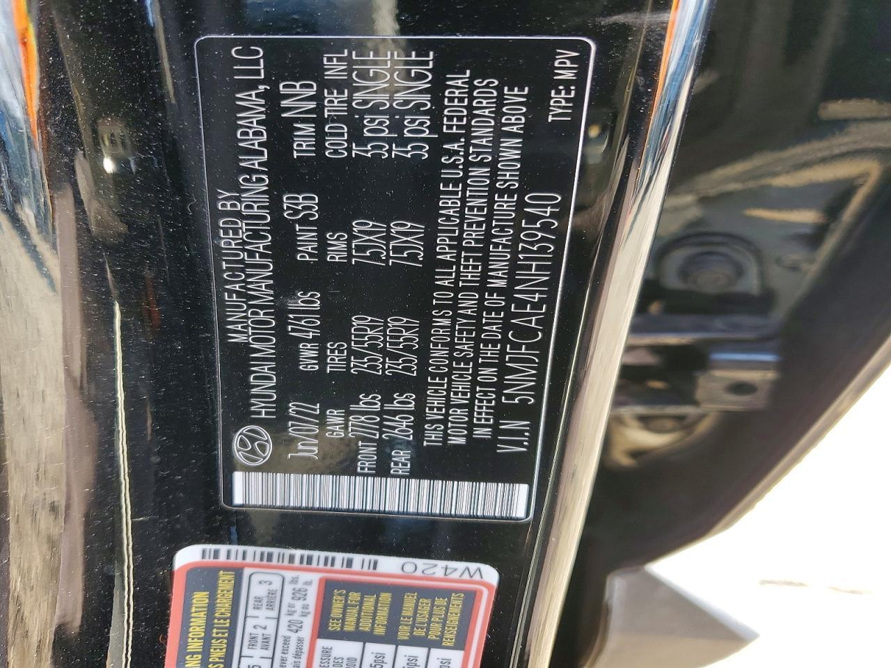 2022 Hyundai Tucson Sel - zdjęcie 12