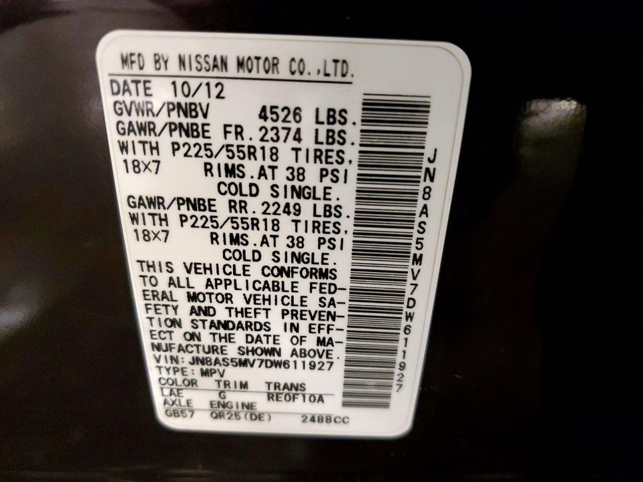 2013 Nissan Rogue S - zdjęcie 13