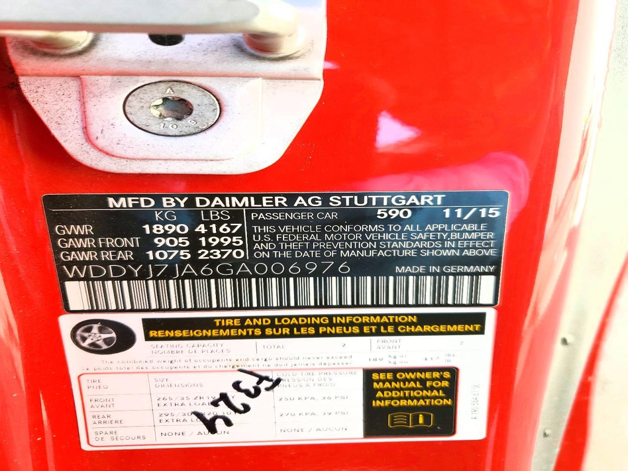 2016 Mercedes-Benz Amg Gt S - zdjęcie 12