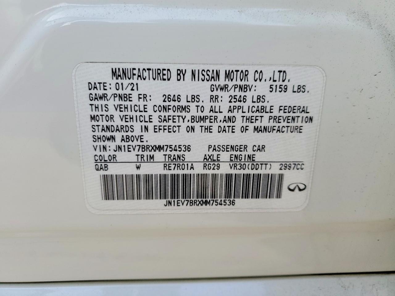 2021 Infiniti Q50 Luxe - zdjęcie 12