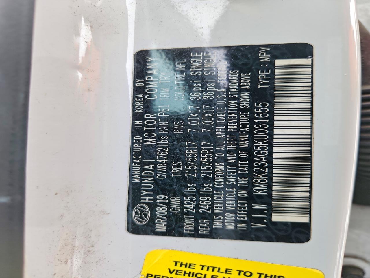 2019 Hyundai Kona Electric Sel - zdjęcie 13