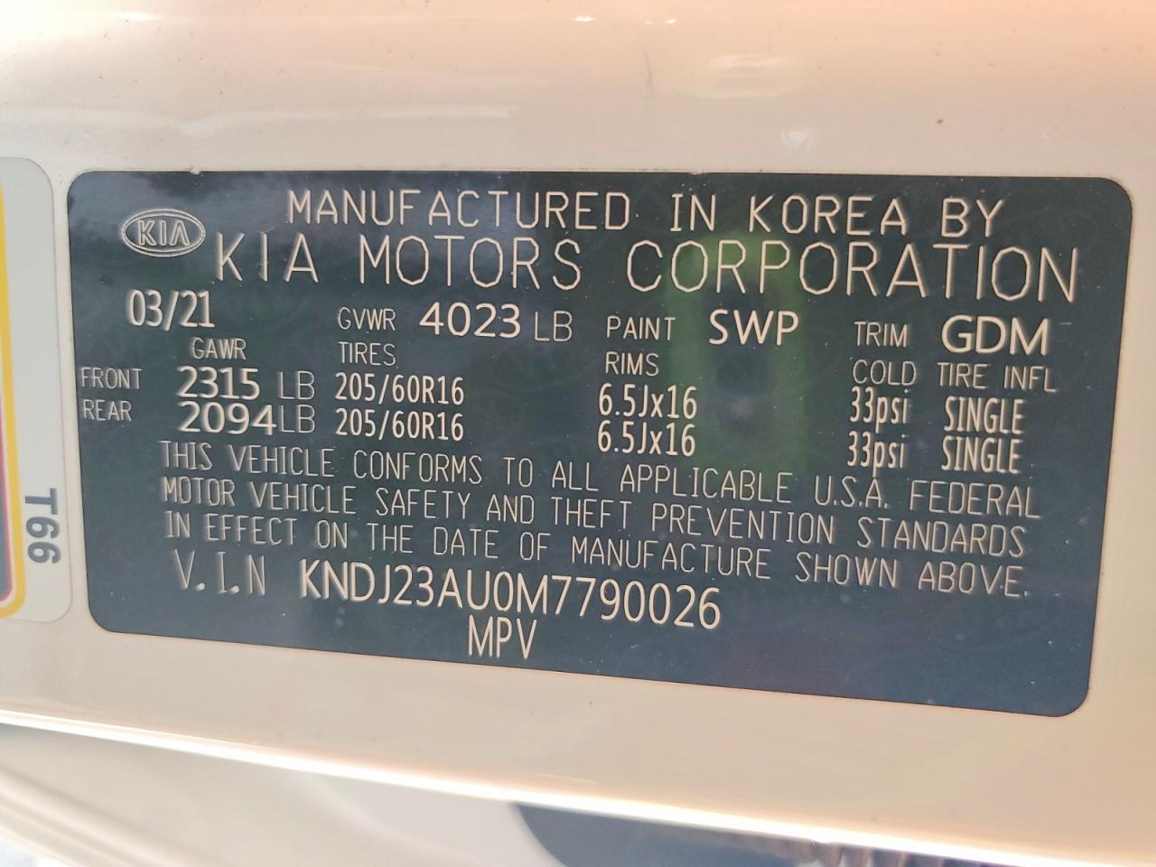 2021 Kia Soul Lx - zdjęcie 13