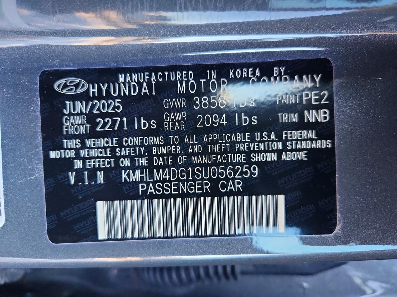 2025 Hyundai Elantra Sel Sport - zdjęcie 12