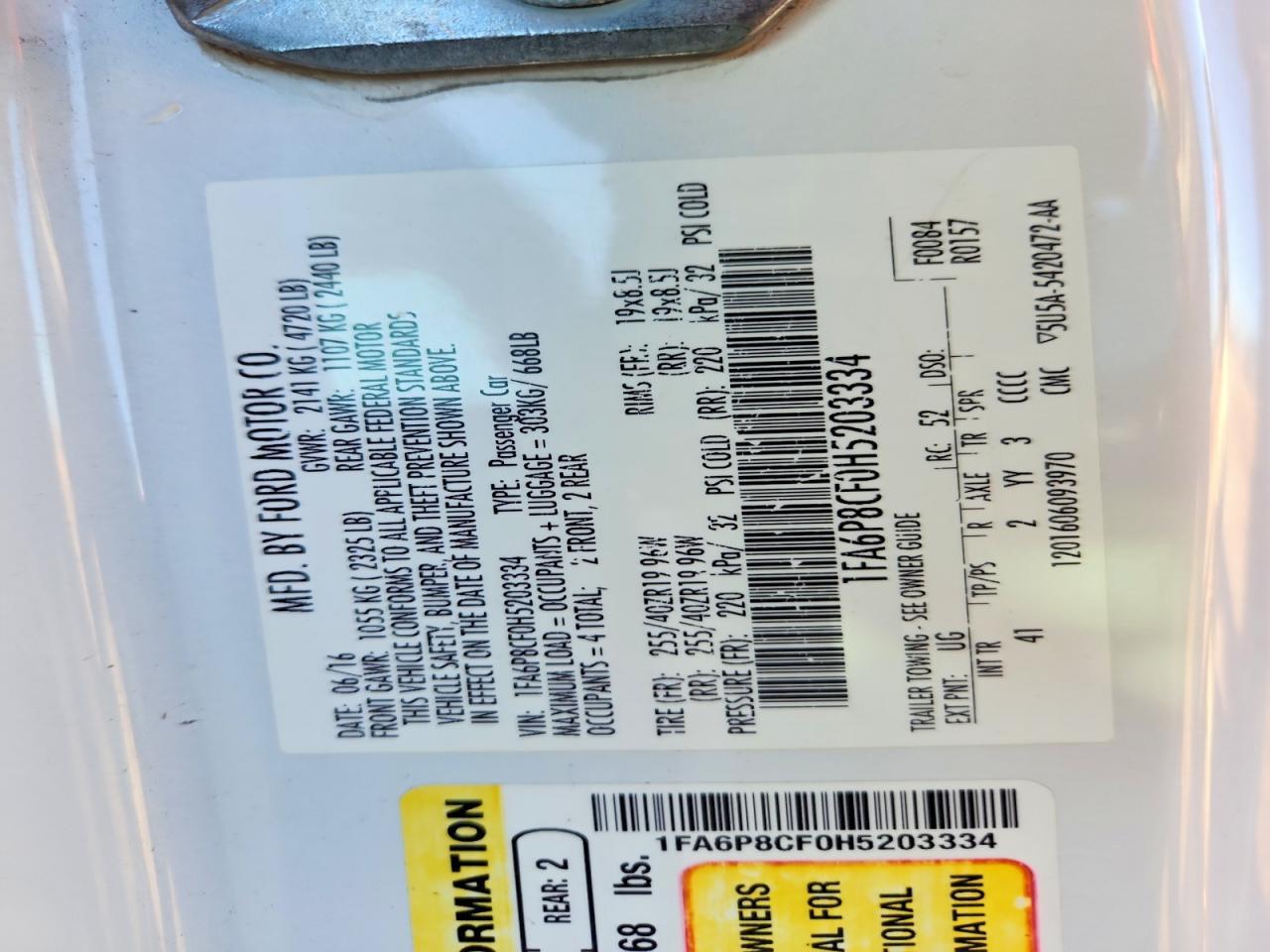 2017 Ford Mustang Gt - zdjęcie 13