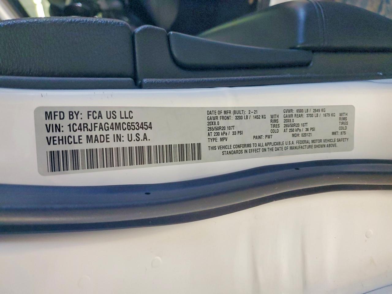 2021 Jeep Grand Cherokee Laredo - zdjęcie 13