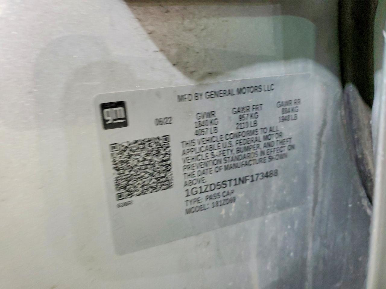 2022 Chevrolet Malibu Lt - zdjęcie 13