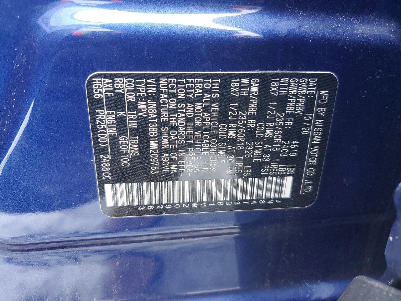 2021 Nissan Rogue Sv - zdjęcie 13