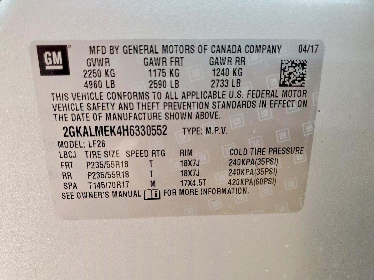 2017 GMC Terrain Sle - zdjęcie 13