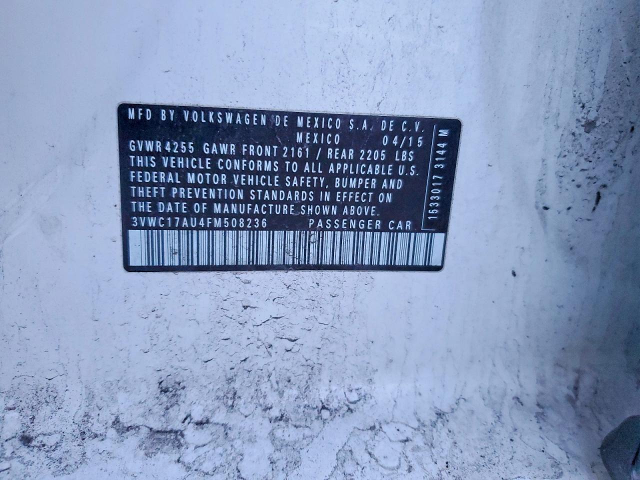 2015 Volkswagen Golf Sportwagen S - zdjęcie 12