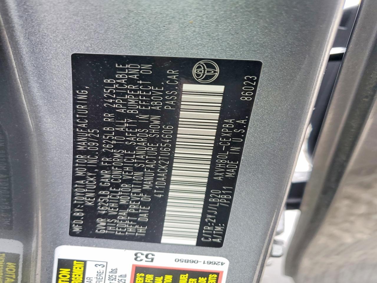 2026 Toyota Camry Xse - zdjęcie 13