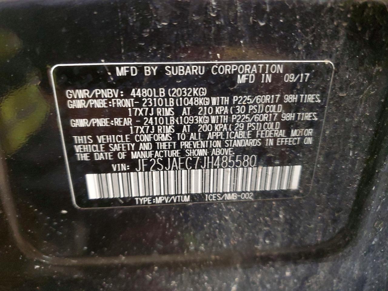 2018 Subaru Forester 2.5I Premium - zdjęcie 13