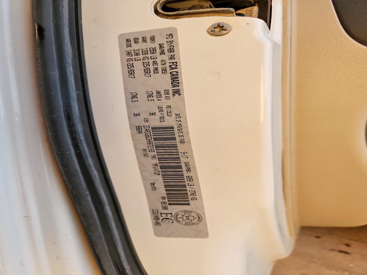 2017 Dodge Grand Caravan Se - zdjęcie 13