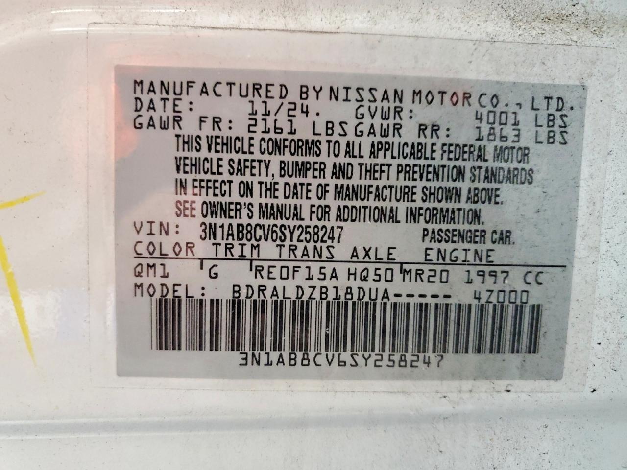 2025 Nissan Sentra Sv - zdjęcie 12