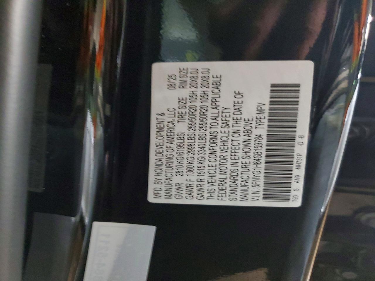 2025 Honda Pilot Elite - zdjęcie 12