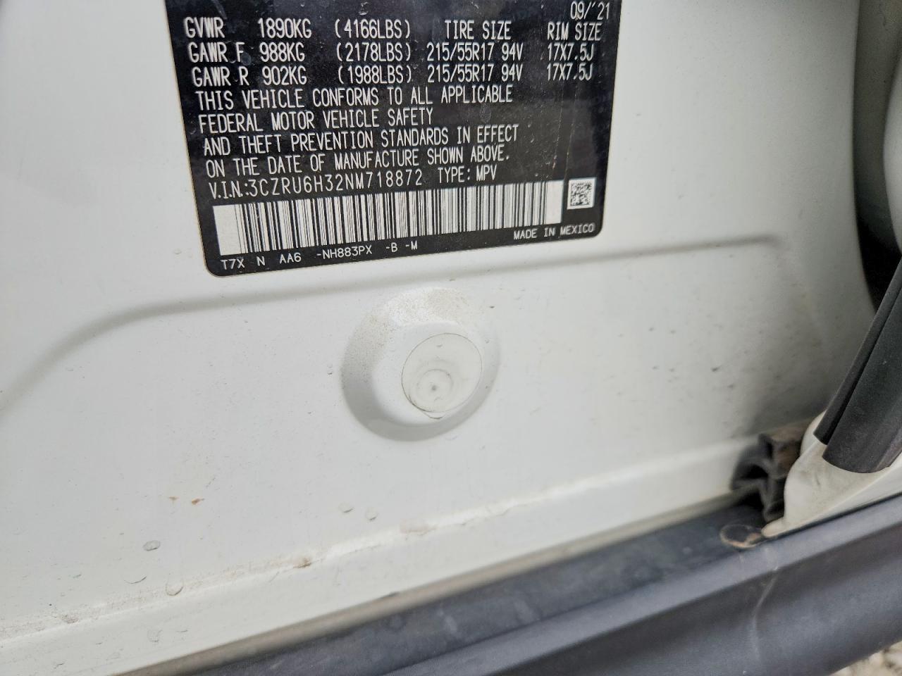 2022 Honda Hr-V Lx - zdjęcie 12