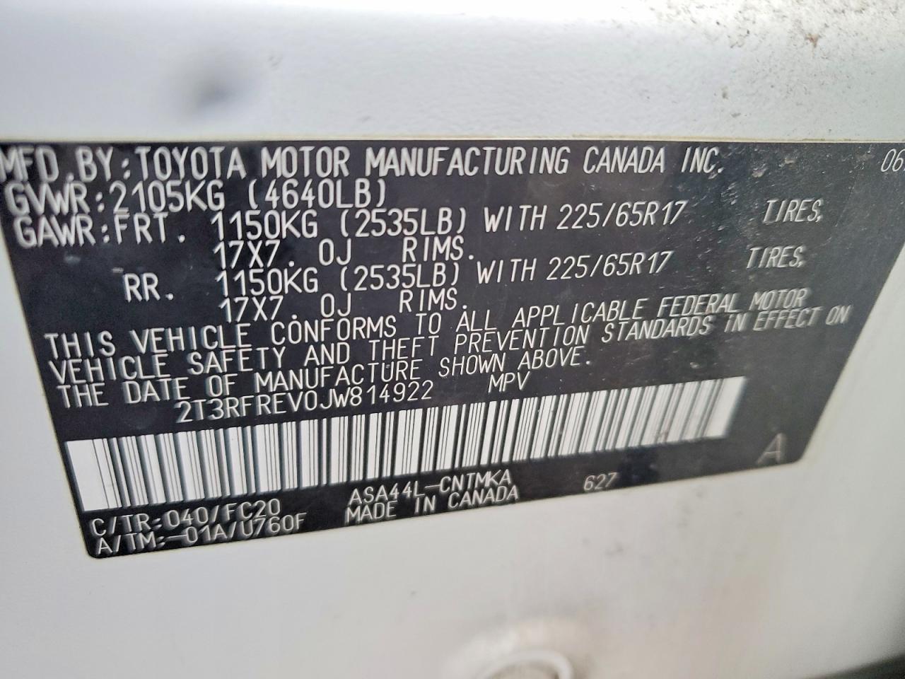 2018 Toyota Rav4 Xle - zdjęcie 12