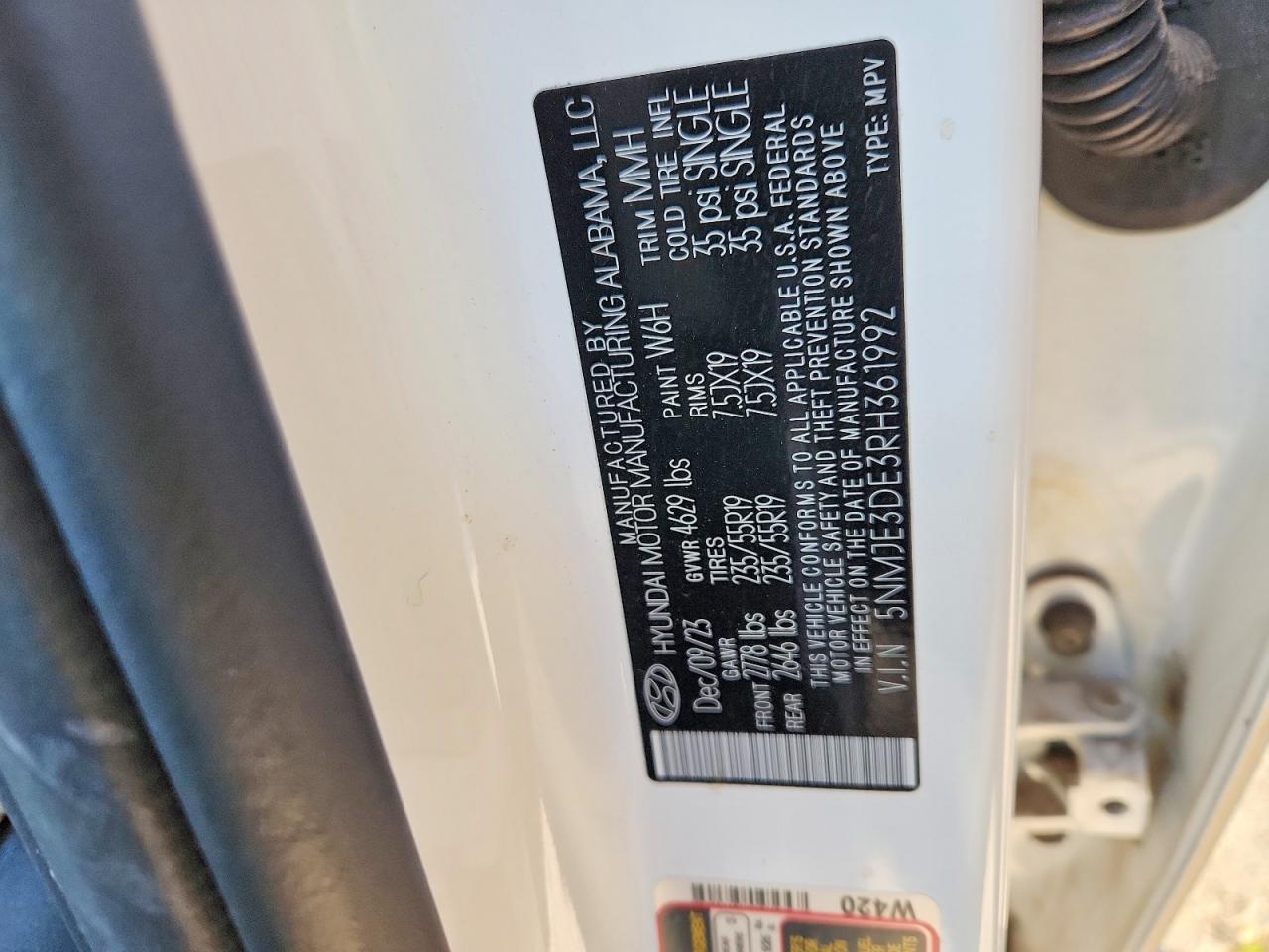 2024 Hyundai Tucson Limited - zdjęcie 13