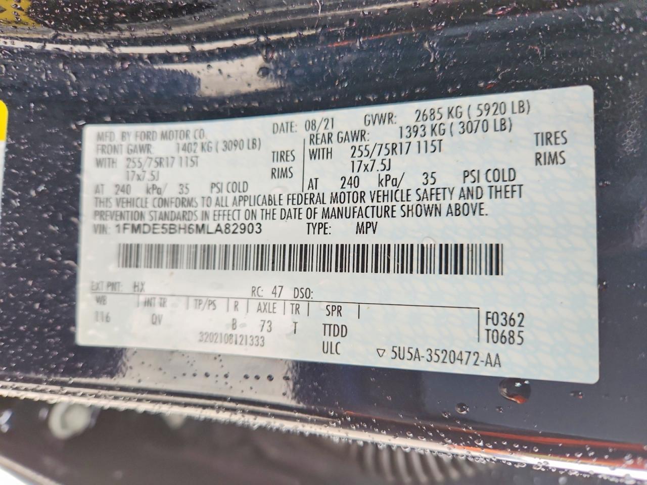 2021 Ford Bronco Base - zdjęcie 13