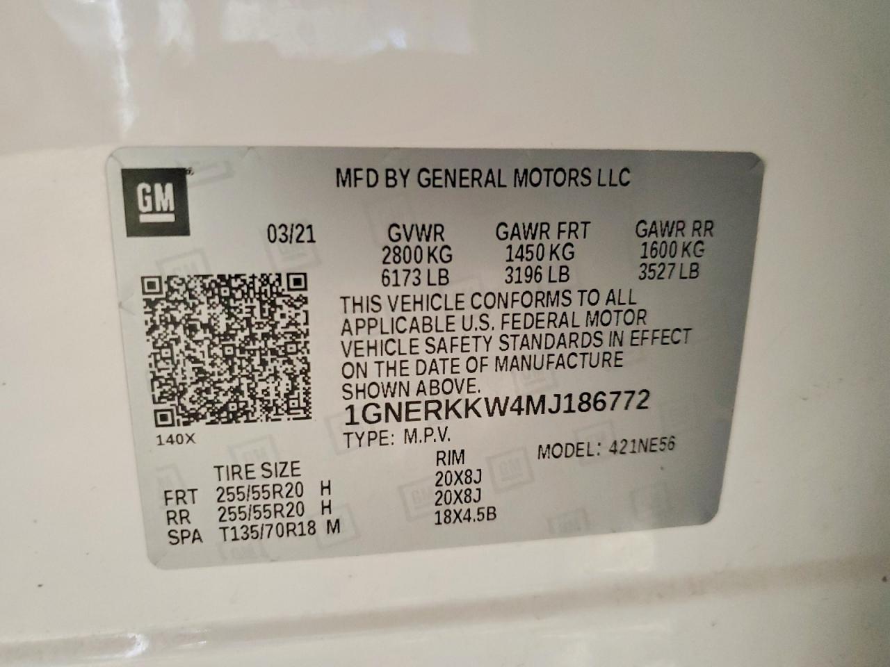 2021 Chevrolet Traverse Premier - zdjęcie 12