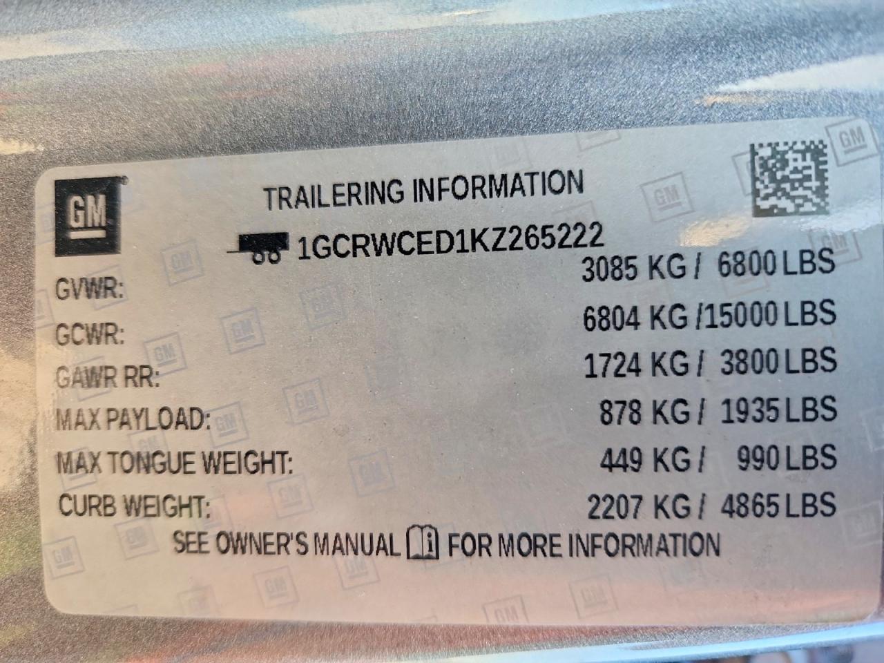 2019 Chevrolet Silverado C1500 Lt - zdjęcie 12