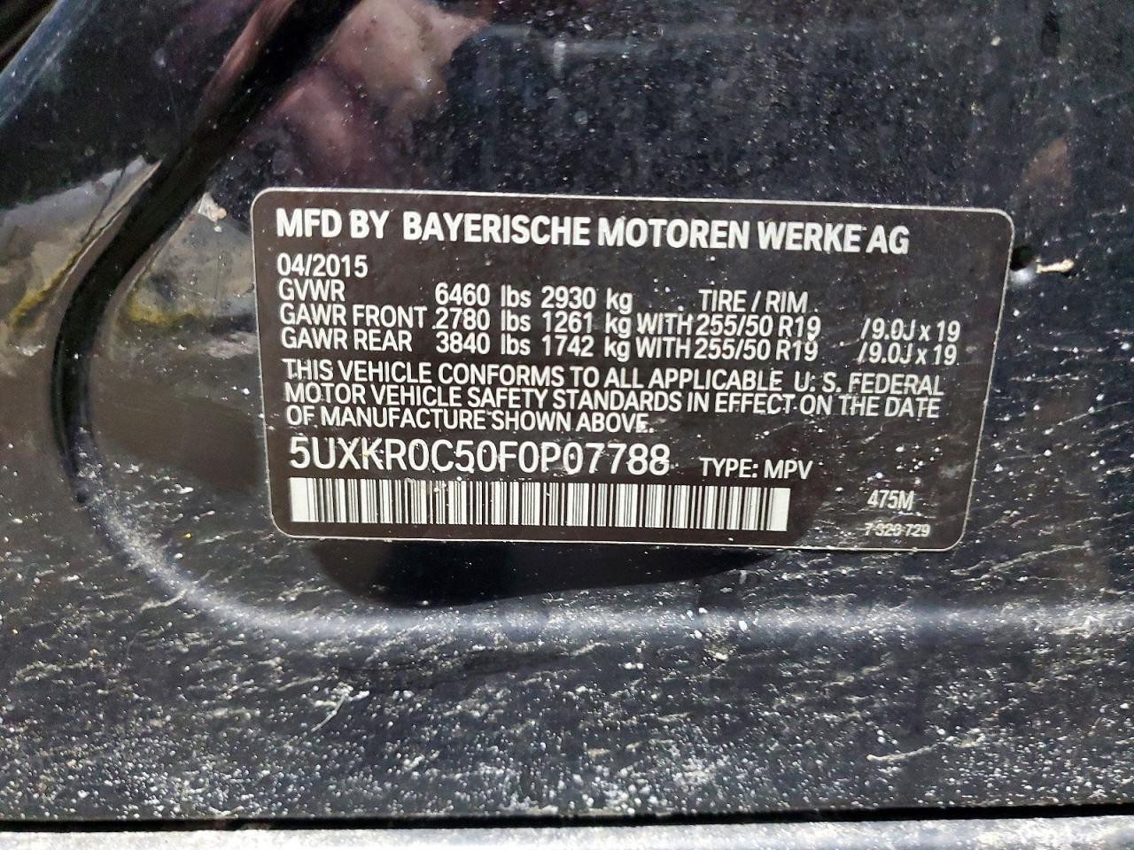 2015 BMW X5 xDrive35I - zdjęcie 13